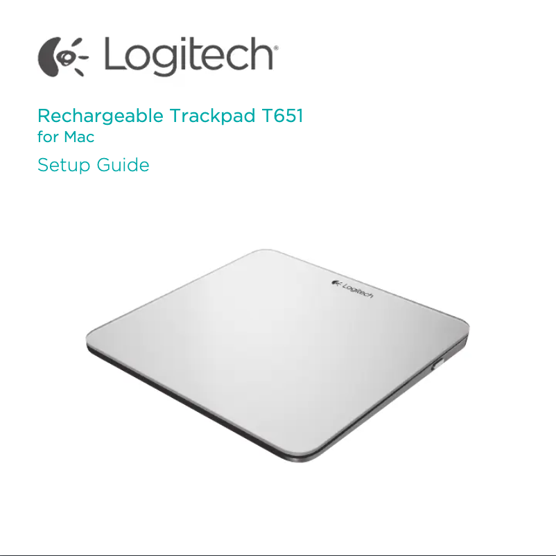 Image de la première page du manuel de l'appareil Rechargeable Trackpad for Mac