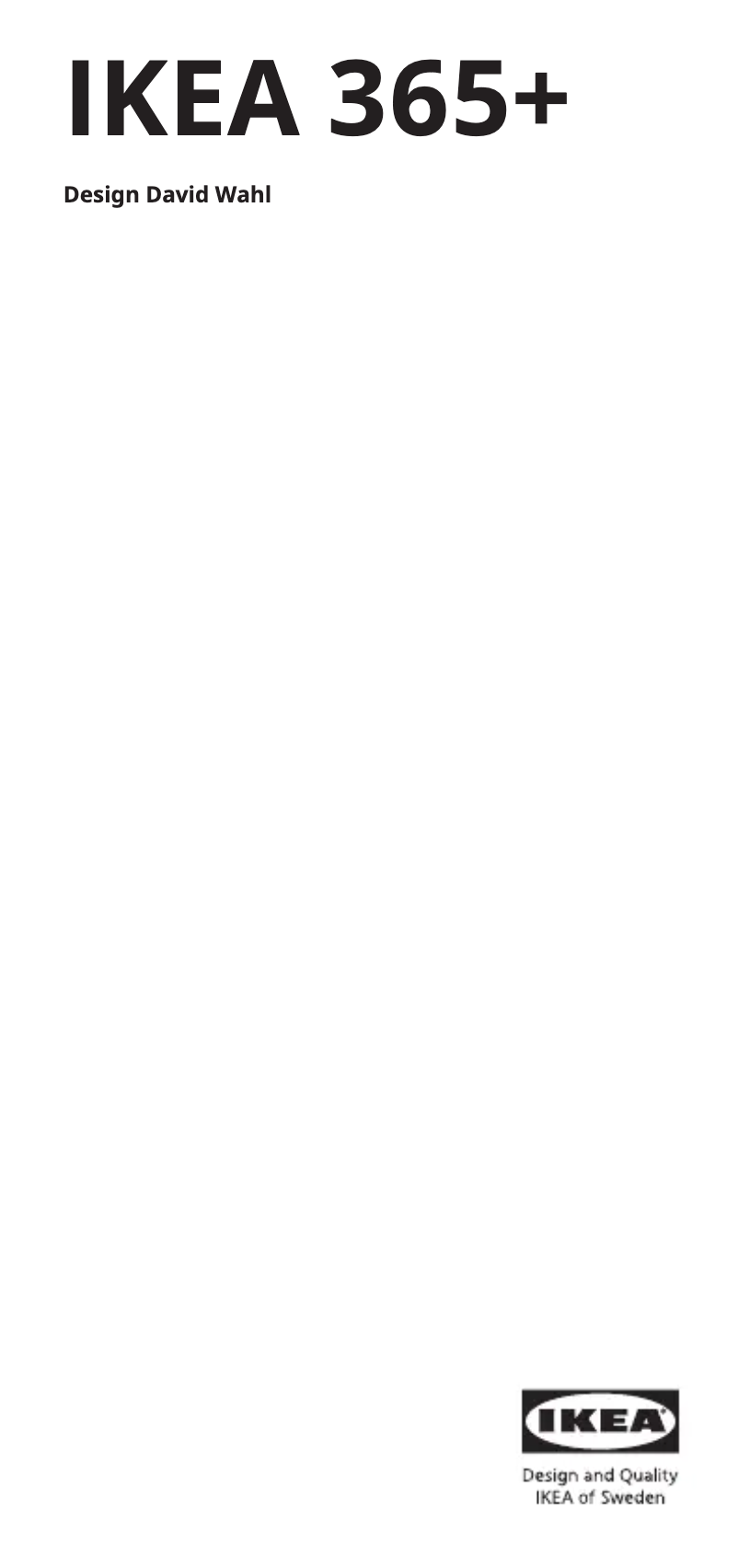 Image de la première page du manuel de l'appareil 365+ 305.807.00