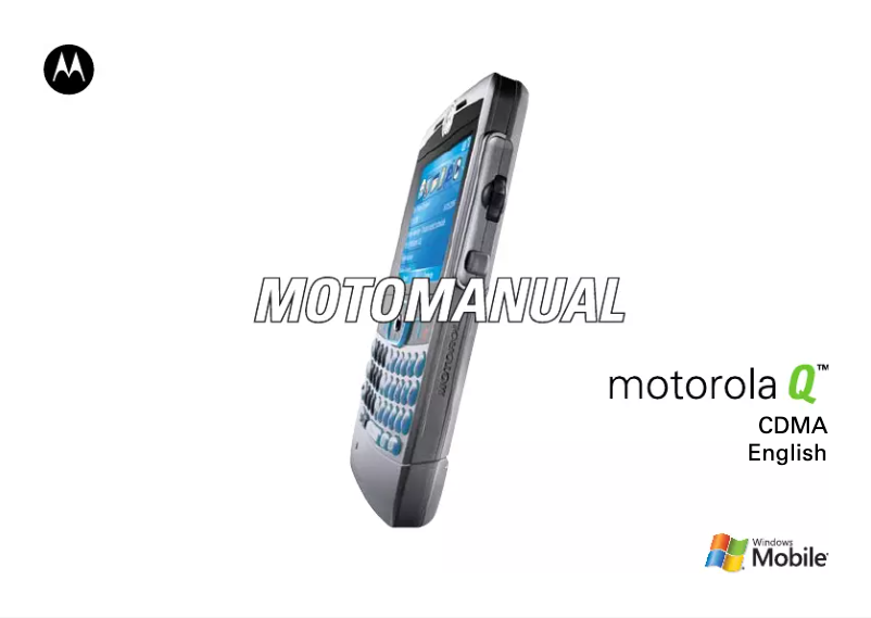 Página 1 del manual Manual de usuario Motorola MotoQ
