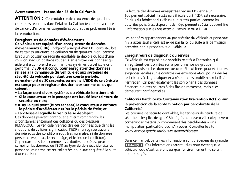 Page 1 de la notice Manuel utilisateur Honda CR-V (2015)