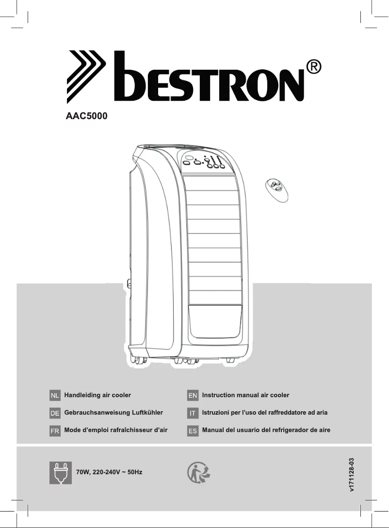 Page n°1 - Mode d'emploi Bestron AAC5000