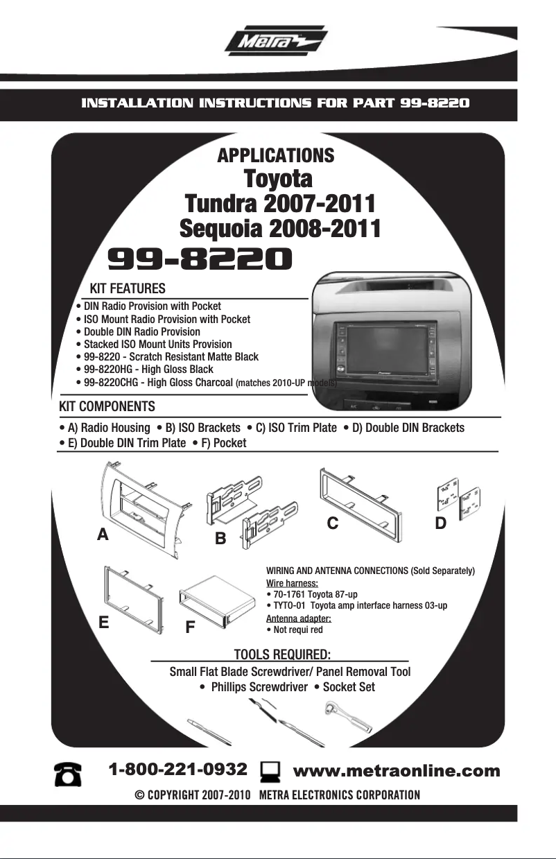 Image de la première page du manuel de l'appareil 99-8220