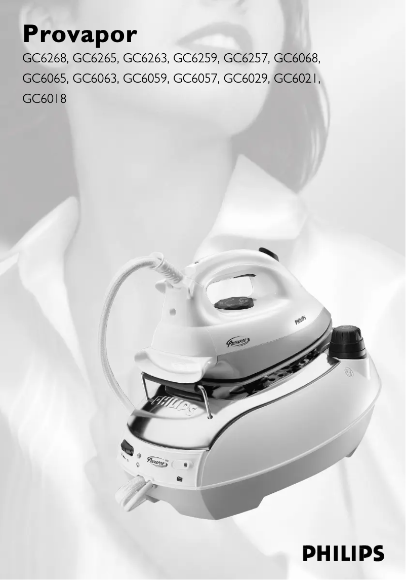 Imagen de la primera página del manual del dispositivo Provapor GC6018