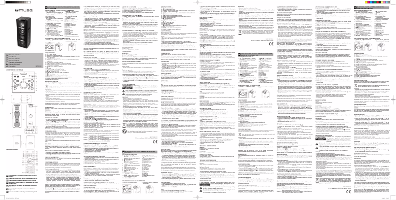 Page n°1 - Manuel utilisateur Muse M-1950 DJ