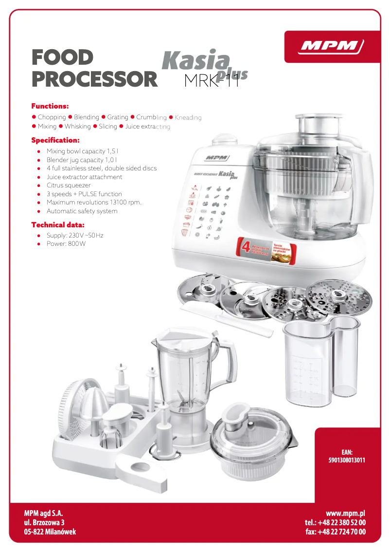 Image de la première page du manuel de l'appareil MRK-11