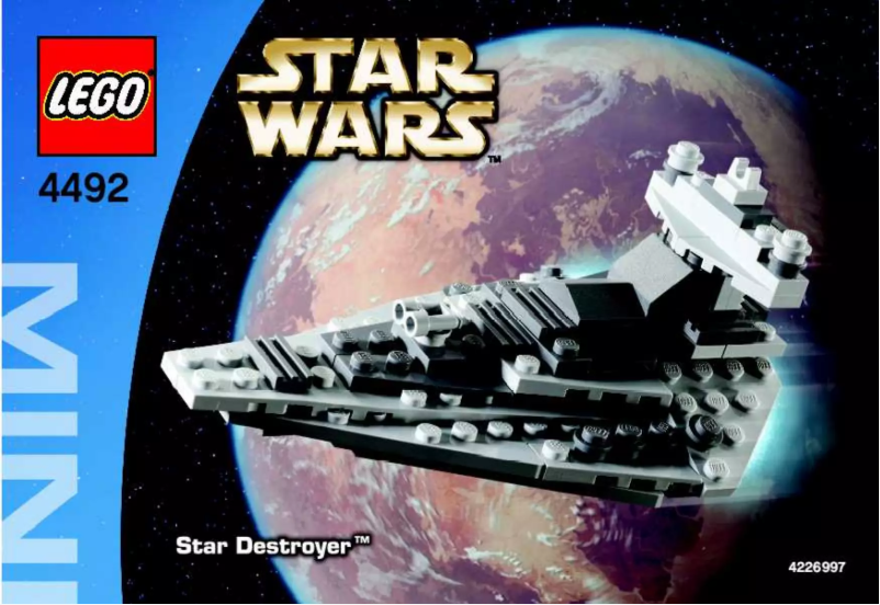 Page 1 de la notice Manuel utilisateur Lego Star Wars 4492
