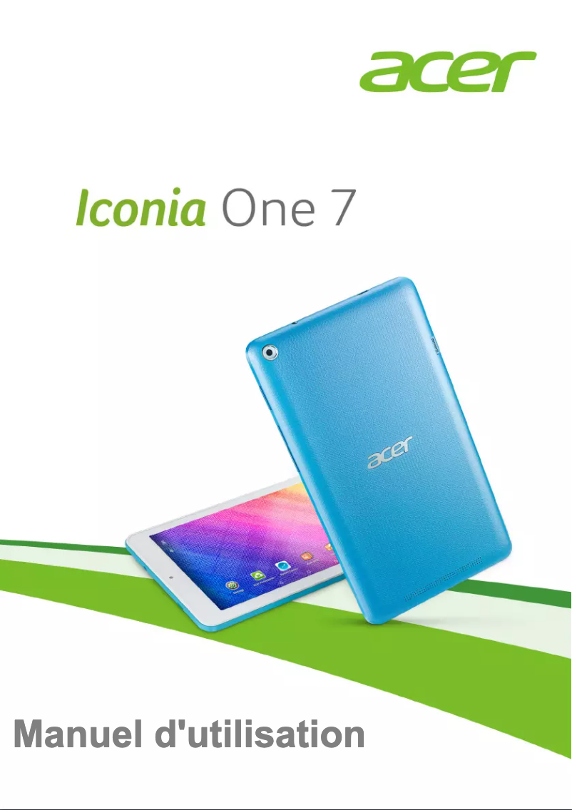 Página 1 del manual Manual de usuario Acer Iconia One 7