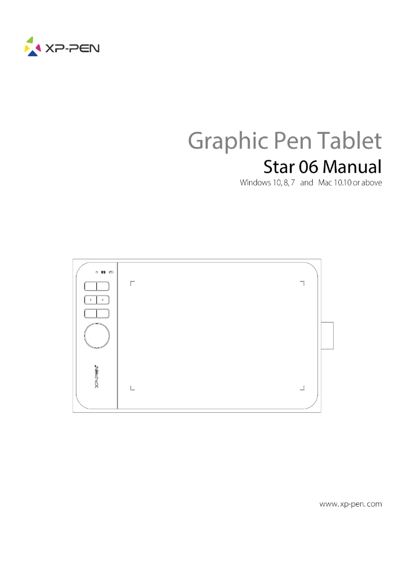 Page 1 de la notice Manuel utilisateur XP-PEN Star 06