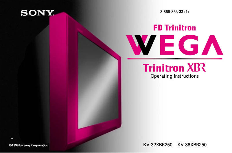 Image de la première page du manuel de l'appareil KV-36XBR250