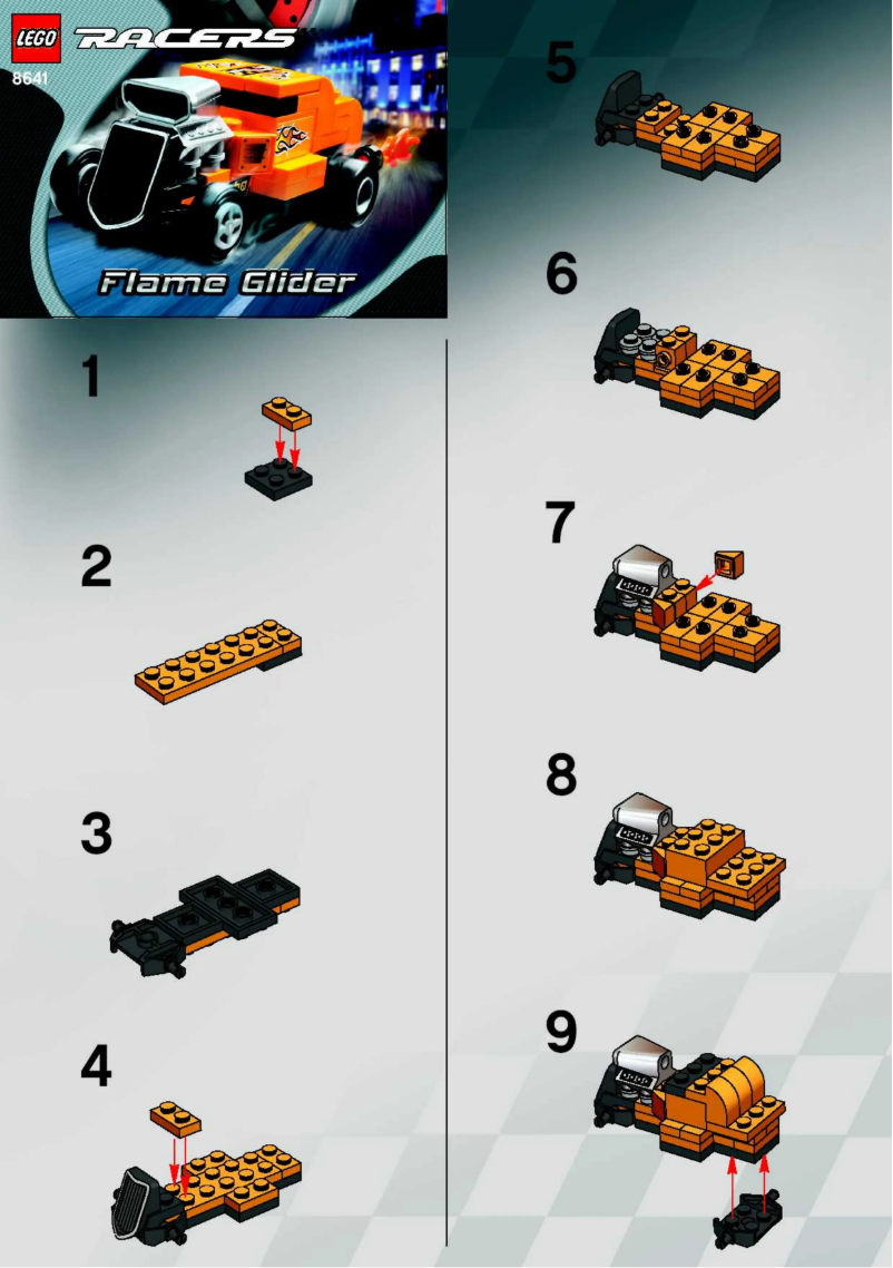 Image de la première page du manuel de l'appareil Flame Glider