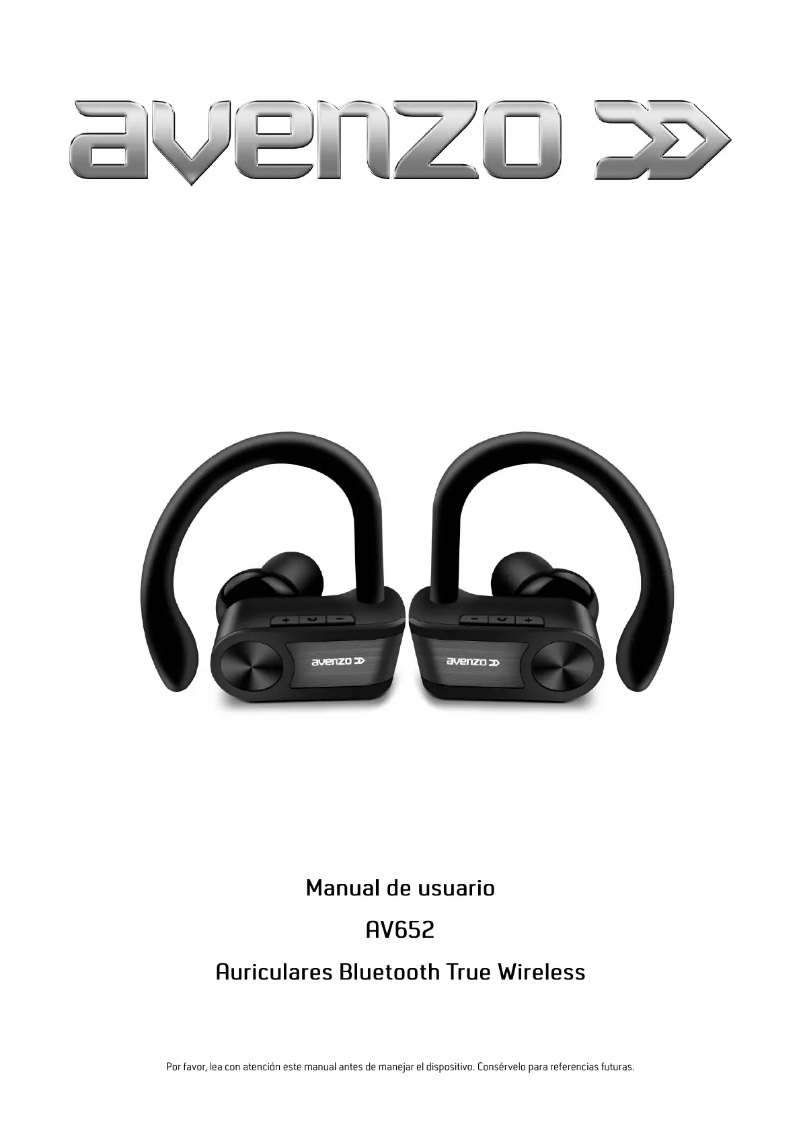 Page n°1 - Manuel utilisateur Avenzo AV652
