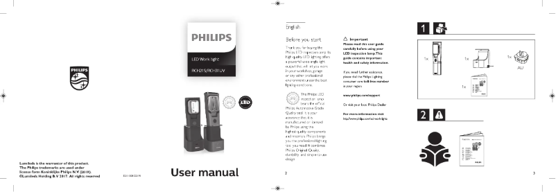 Página 1 del manual Manual de usuario Philips LPL72X1