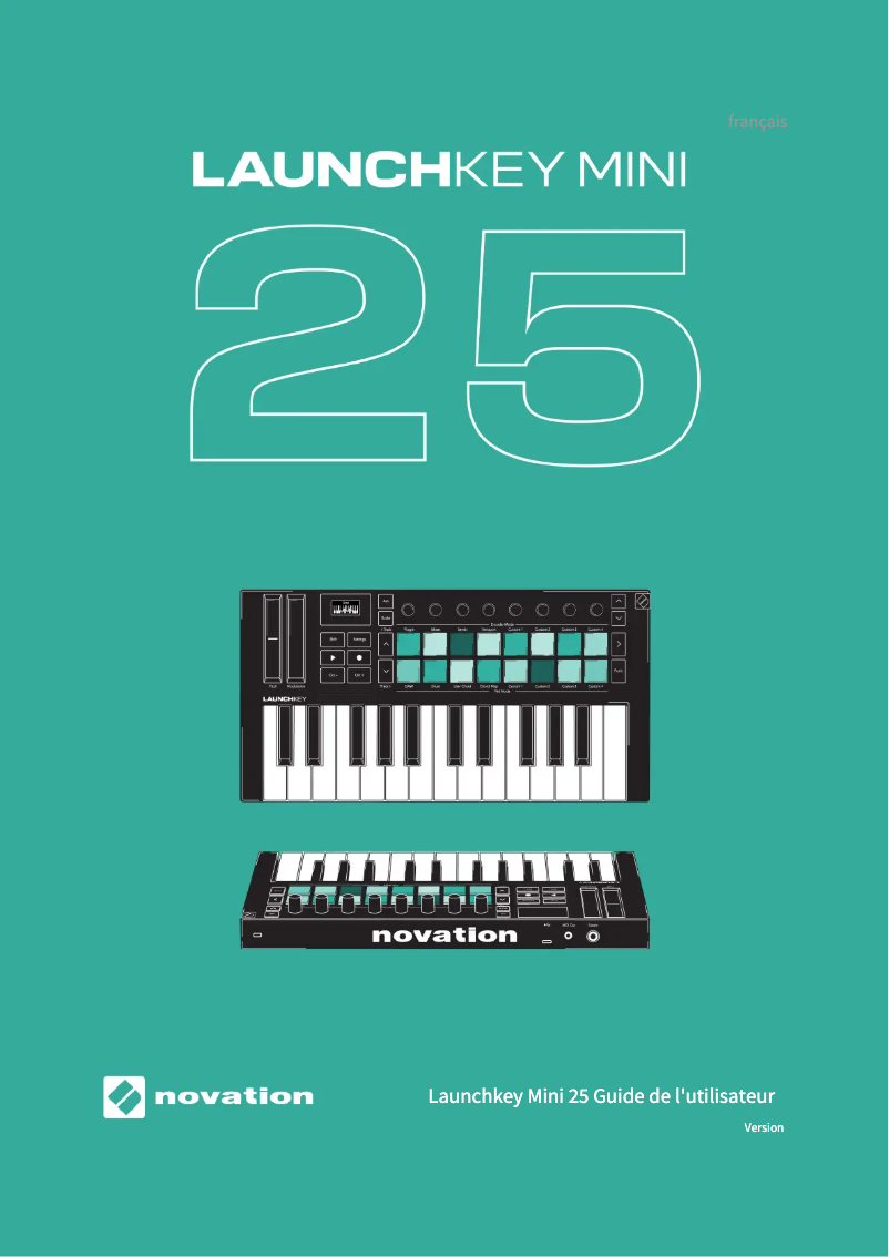 Page n°1 - Manuel utilisateur Novation Launchkey MMini 25 K4
