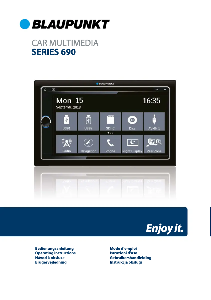 Page 1 de la notice Manuel utilisateur Blaupunkt Camper 690 DAB