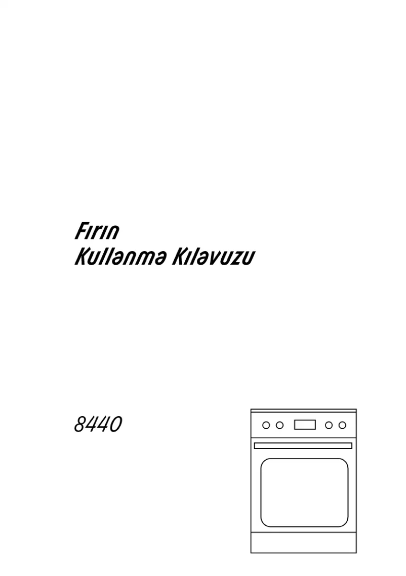 Page n°1 - Manuel utilisateur Arçelik 8440