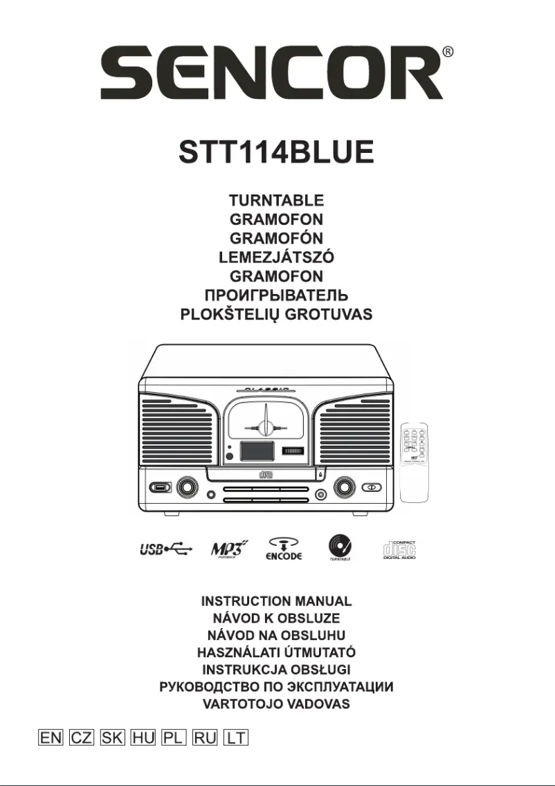 Page 1 de la notice Manuel utilisateur Sencor STT 114