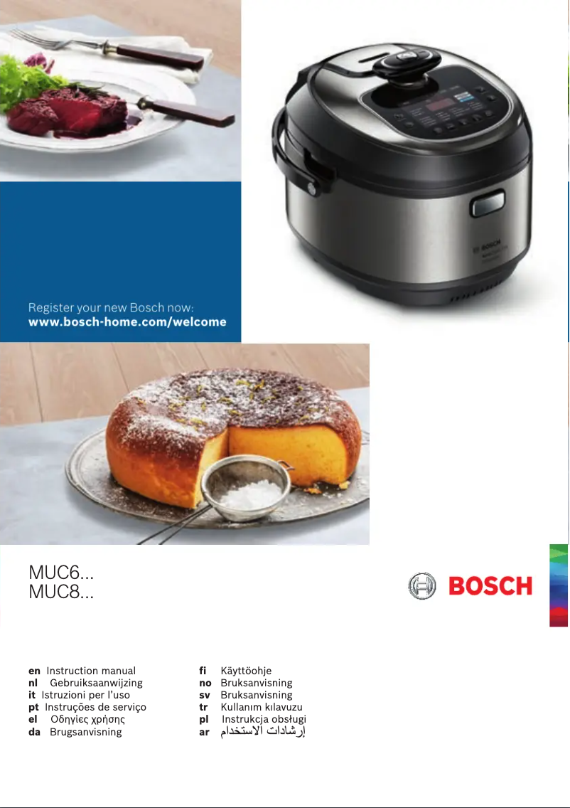 Página 1 del manual Manual de usuario Bosch AutoCook Pro