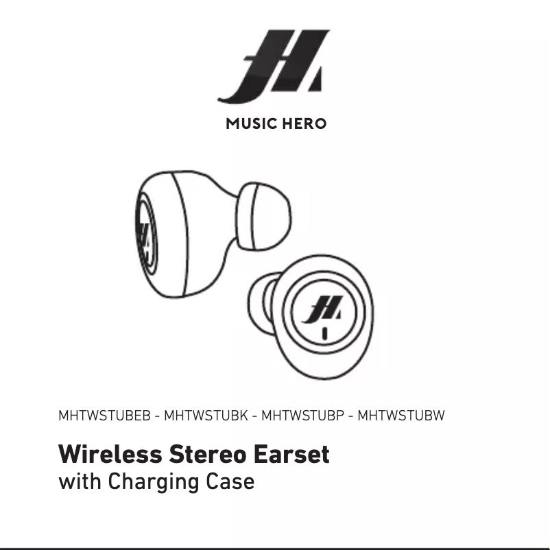 Image de la première page du manuel de l'appareil Wireless Stereo Earset