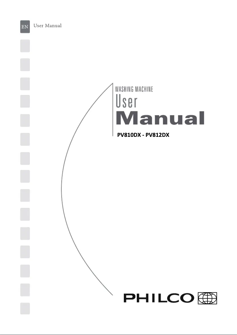 Page 1 de la notice Manuel utilisateur Philco PV810DX