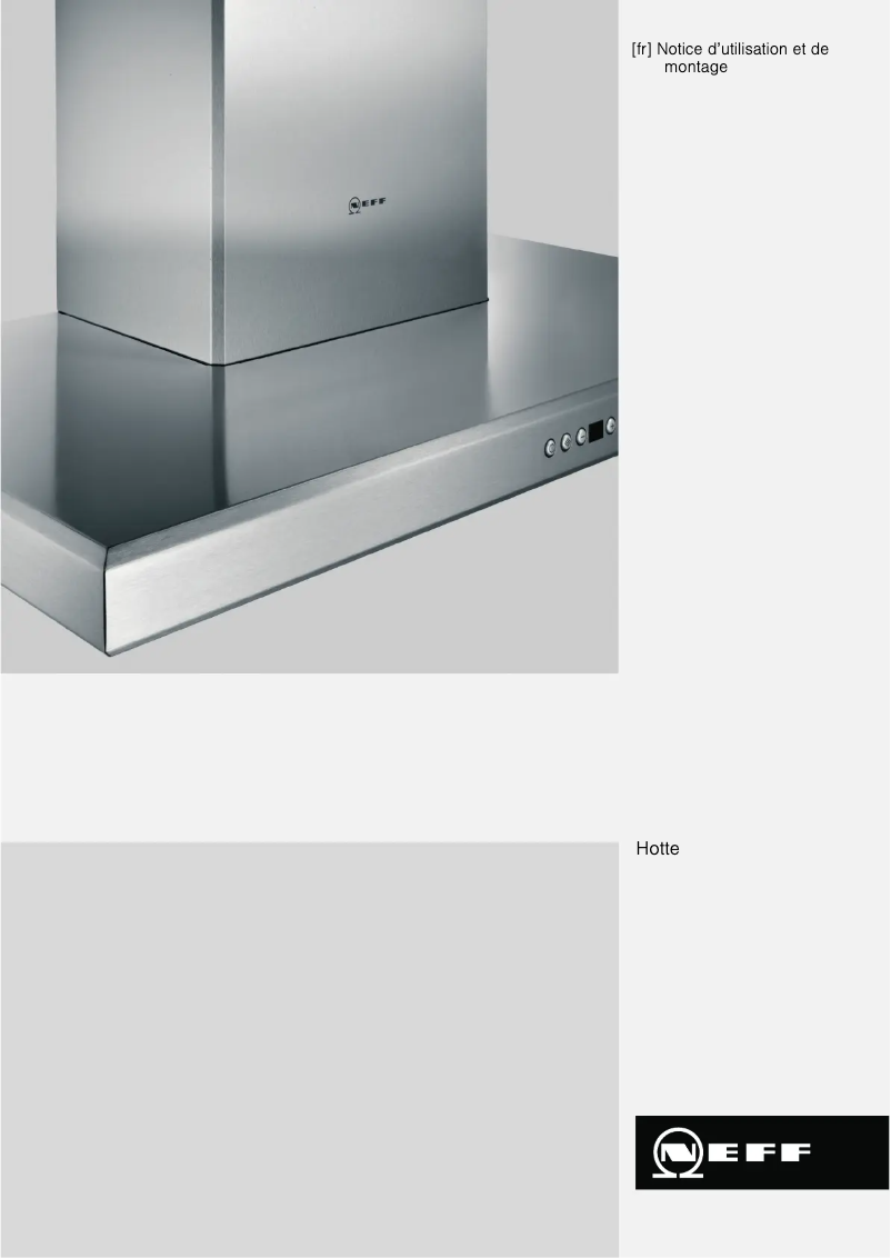 Page 1 de la notice Mode d'emploi Neff D66B21N0