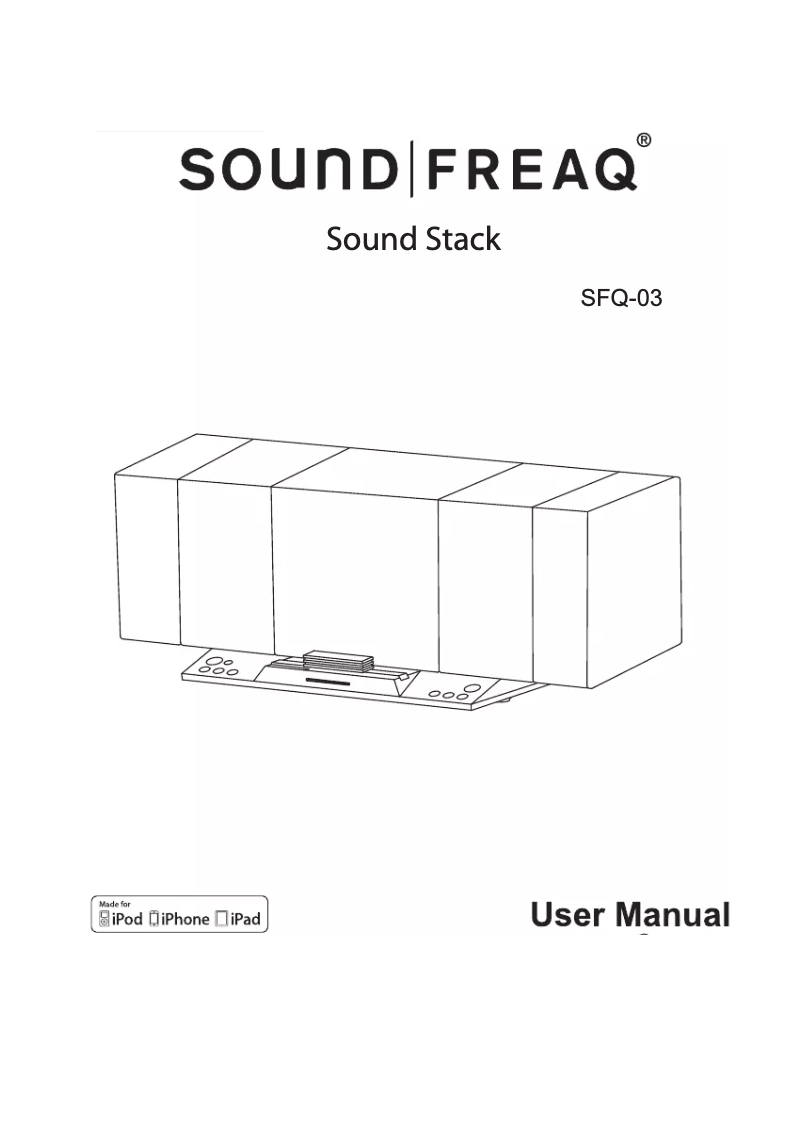 Page n°1 - Manuel utilisateur Soundfreaq Sound Stack SFQ-03