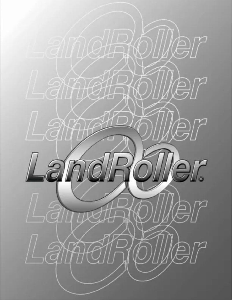 Page n°1 - Manuel utilisateur LandRoller Pattini
