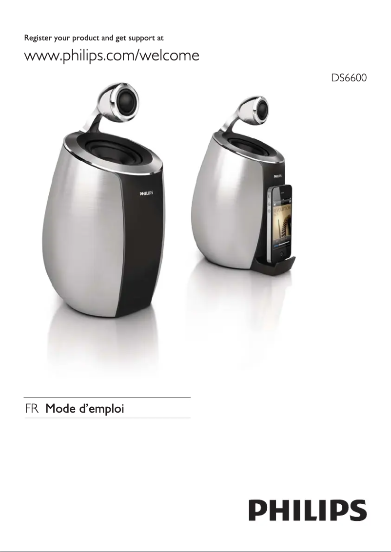 Image de la première page du manuel de l'appareil Fidelio SoundSphere DS6600