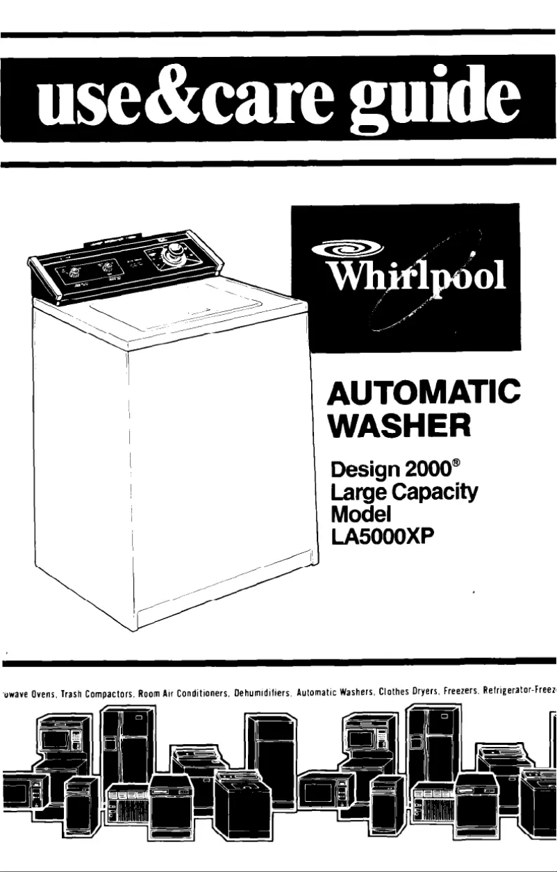 Página 1 del manual Manual de usuario Whirlpool LA5000XP