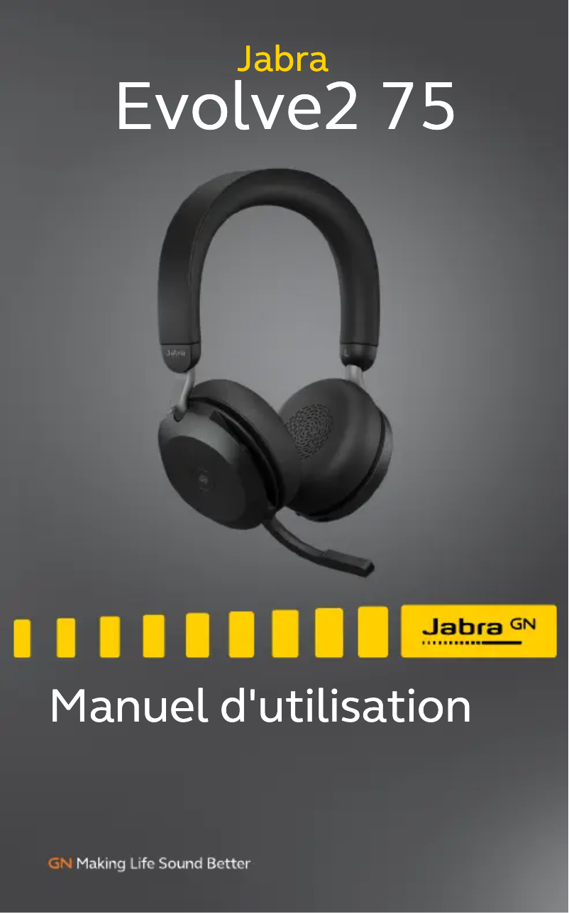 Página 1 del manual Manual de usuario Jabra Evolve2 75