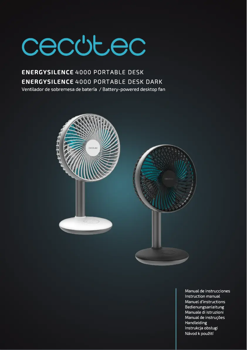 Image de la première page du manuel de l'appareil EnergySilence 4000 Portable Desk