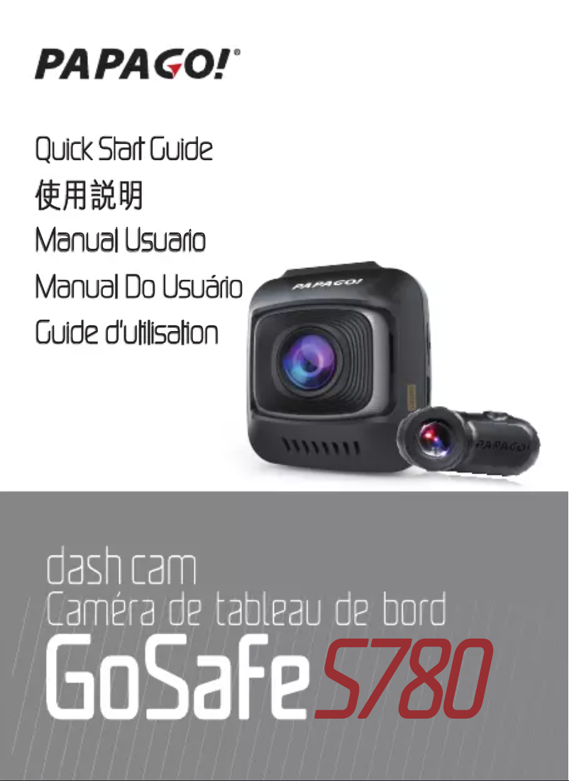 Imagen de la primera página del manual del dispositivo GoSafe S780