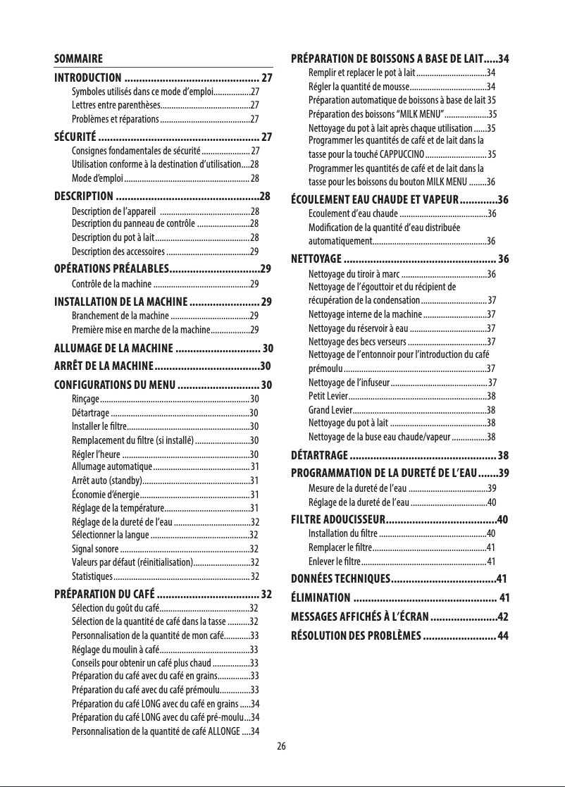 Page 1 de la notice Manuel utilisateur DeLonghi Magnifica S ECAM 22.360