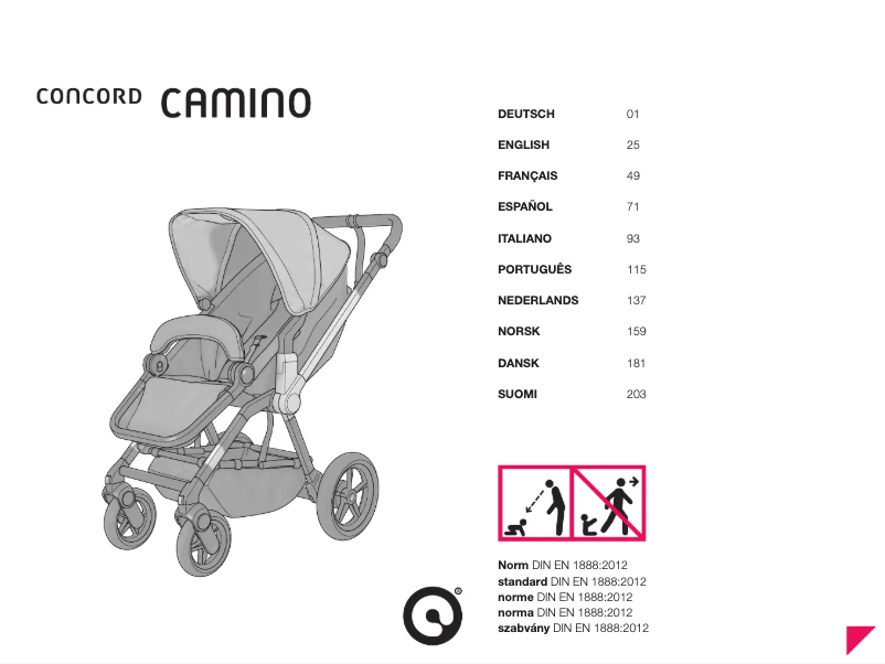 Página 1 del manual Manual de usuario Concord Camino