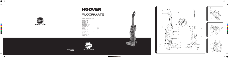 Page n°1 - Manuel utilisateur Hoover Floormate