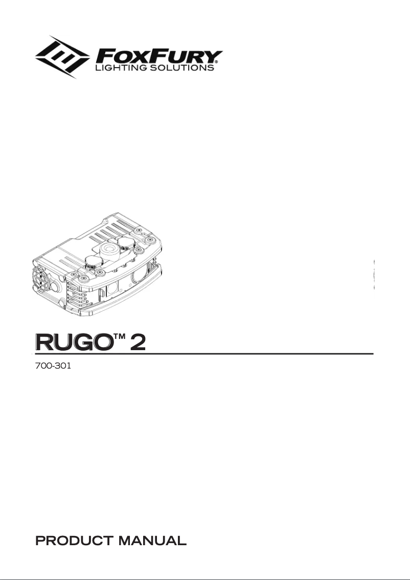 Página 1 del manual Manual de usuario FoxFury Rugo 2