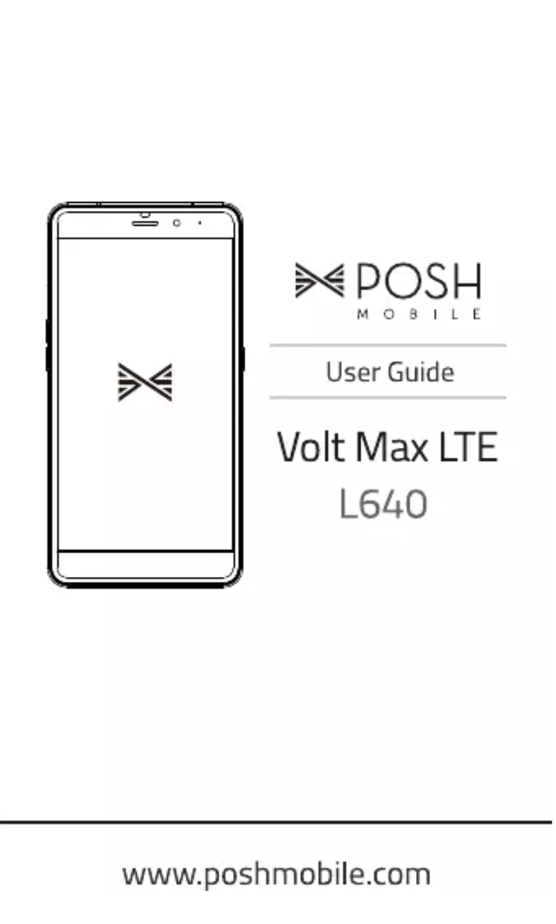 Page n°1 - Manuel utilisateur Posh Mobile Volt Max LTE L640A