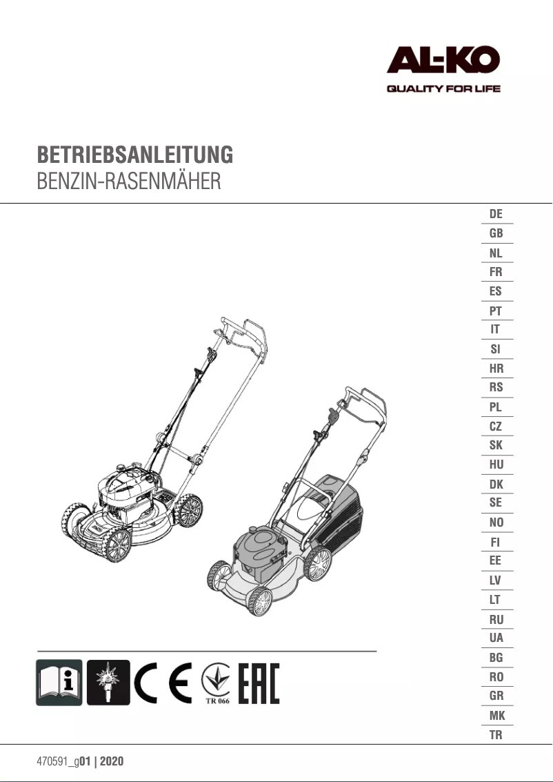 Página 1 del manual Manual de usuario AL-KO Highline 473 SP