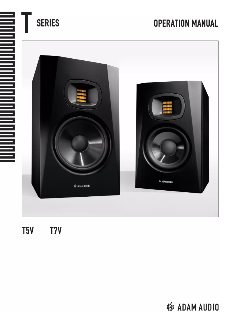 Page 1 de la notice Manuel utilisateur Adam T7V