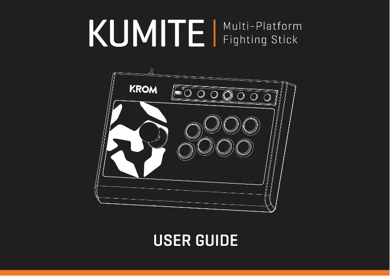 Page 1 de la notice Manuel utilisateur Krom Kumite