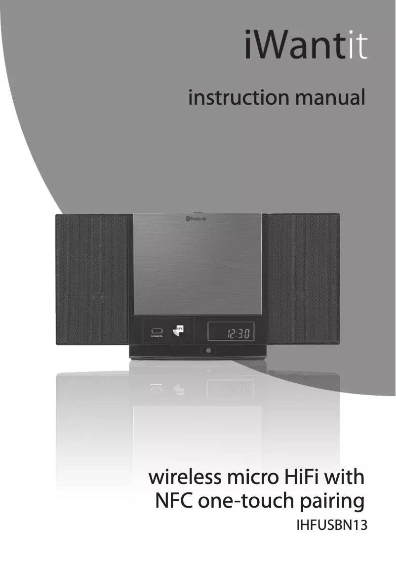 Image de la première page du manuel de l'appareil IHFUSBN13