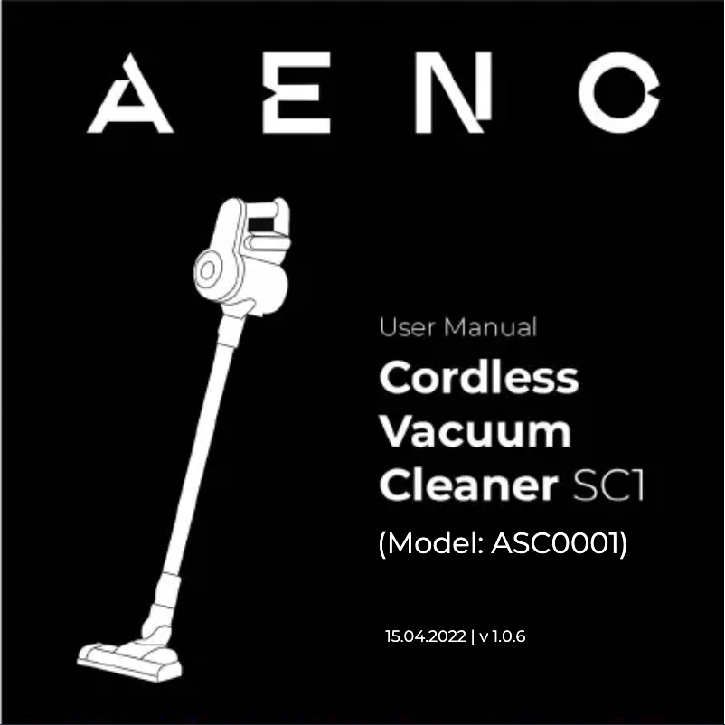 Page 1 de la notice Manuel utilisateur AENO SC1