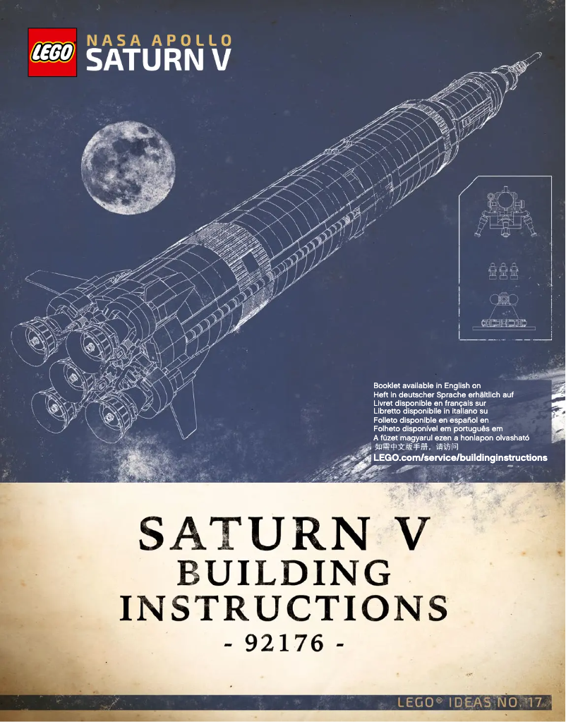 Page 1 de la notice Consignes visuelles Lego Ideas 92176