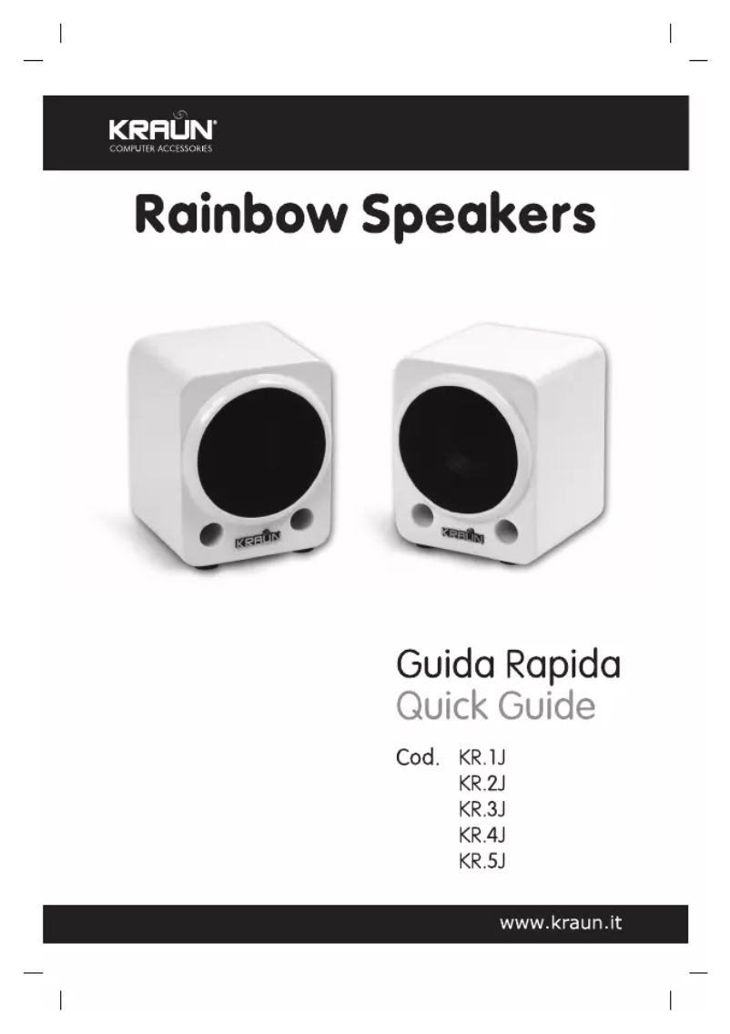 Página 1 del manual Manual de usuario Kraun KR.3J
