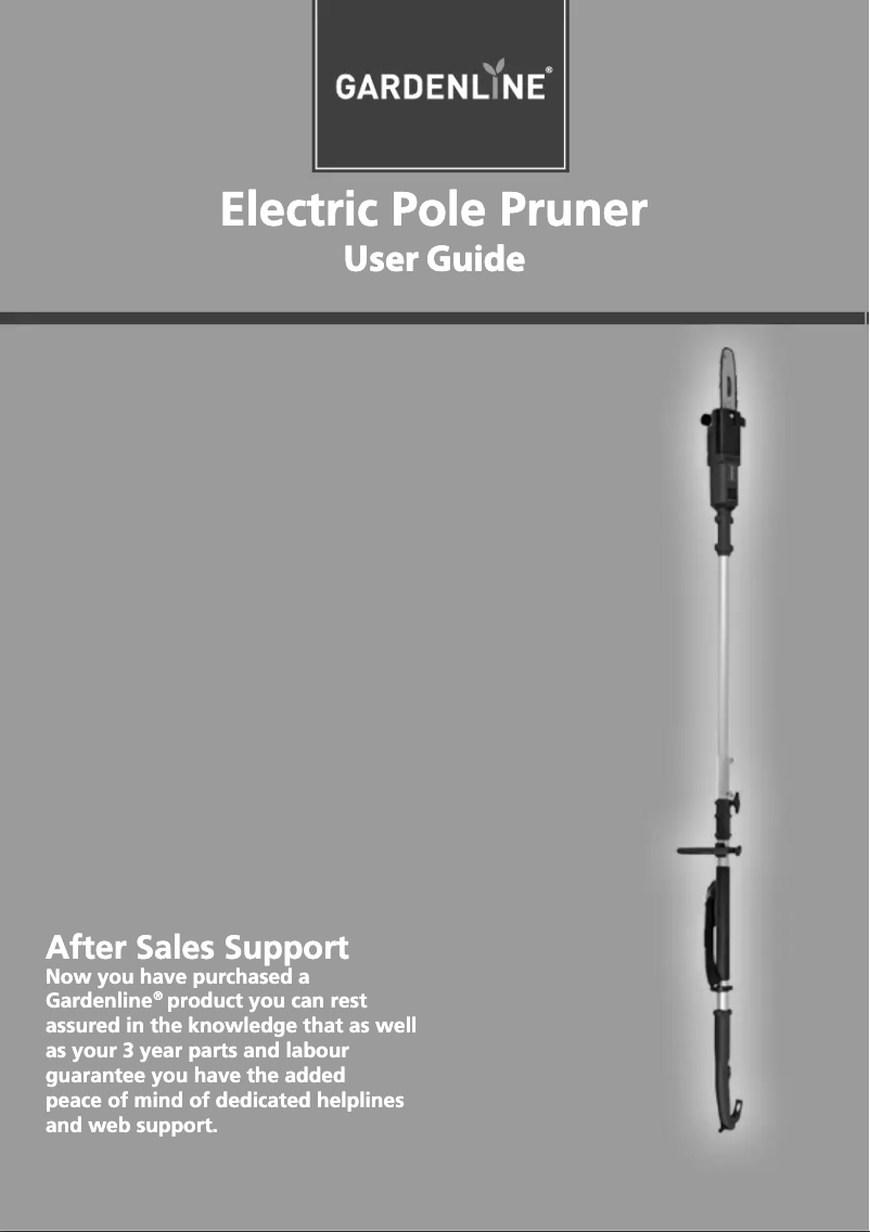 Page n°1 - Manuel utilisateur Gardenline BG-EC 620 T