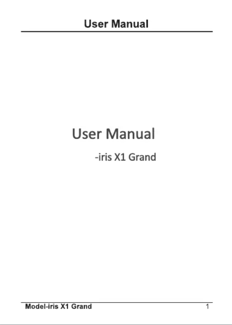 Page 1 de la notice Manuel utilisateur Lava Iris X1 Grand