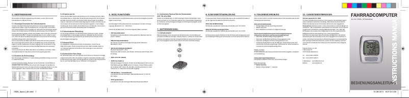 Page 1 de la notice Manuel utilisateur Prophete 0526