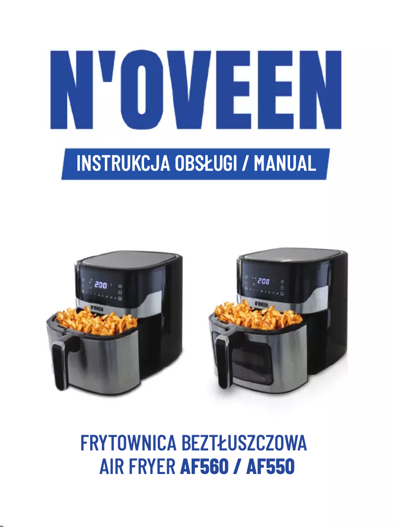 Page n°1 - Manuel utilisateur N'oveen AF560