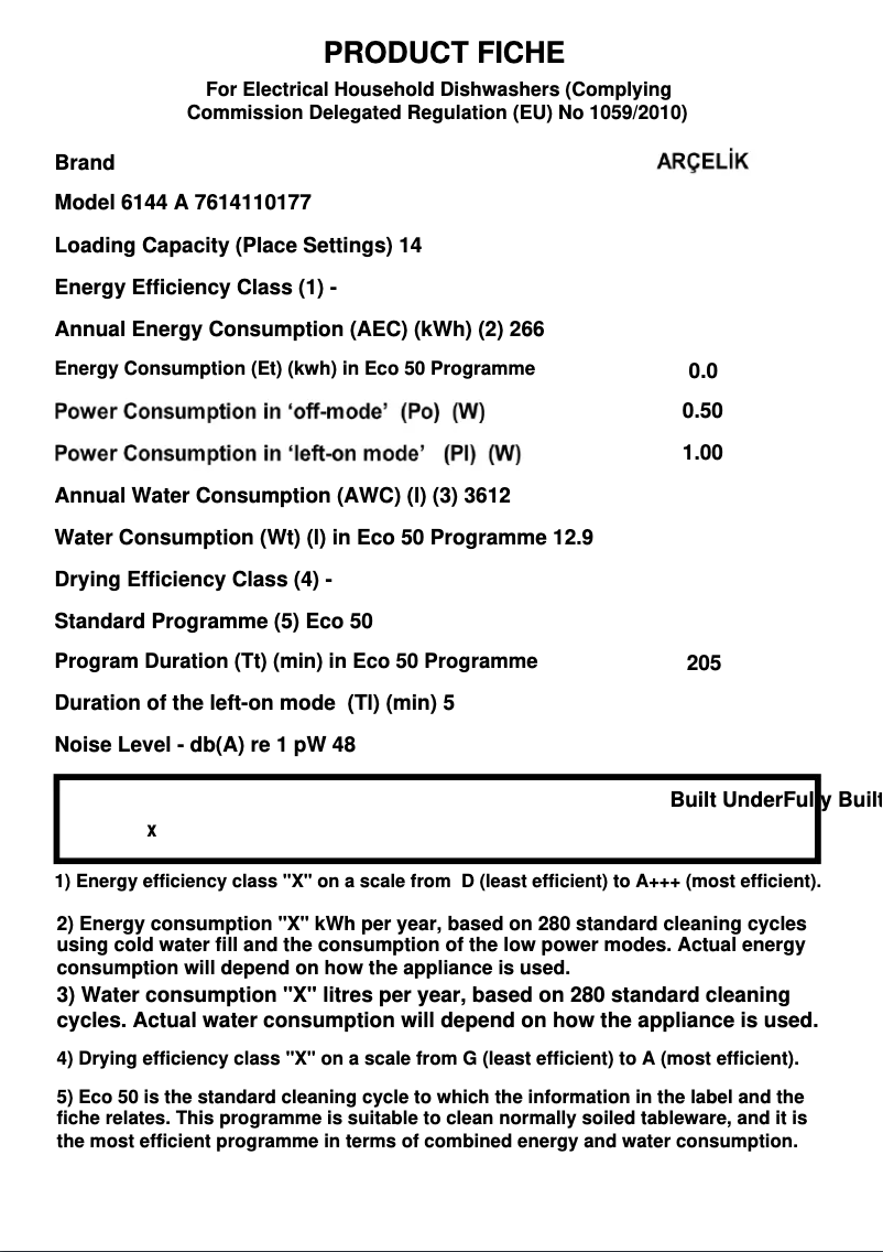 Image de la première page du manuel de l'appareil 6144 A
