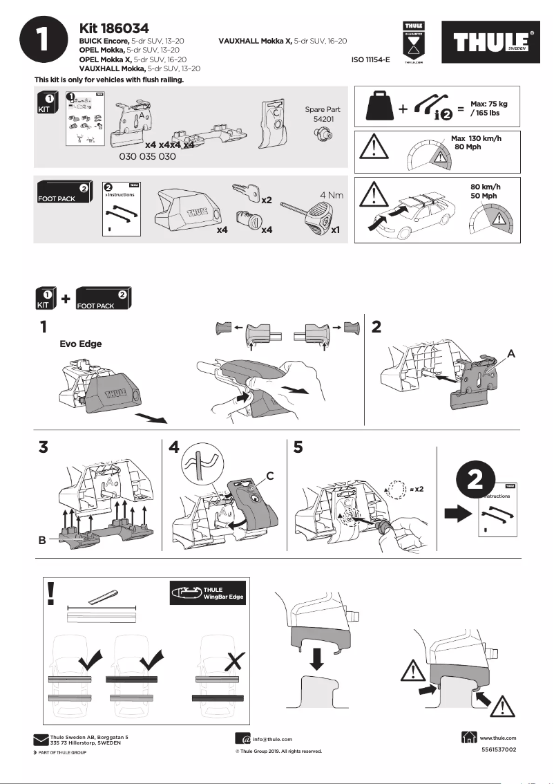 Image de la première page du manuel de l'appareil Kit 186034