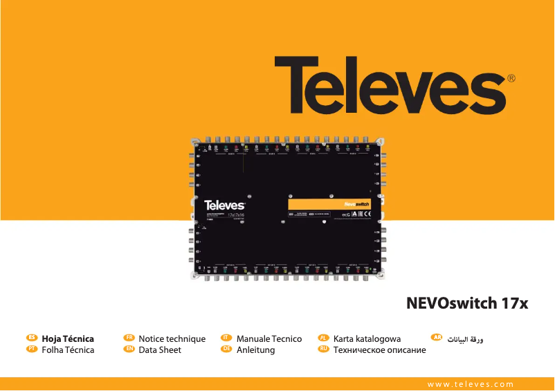 Page n°1 - Manuel utilisateur Televes NevoSwitch 714801